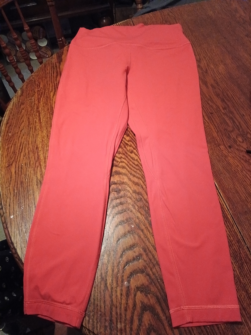 Lululemon Align High-Rise Pant 25” – Warm Coral / Coral Red (Size 10)